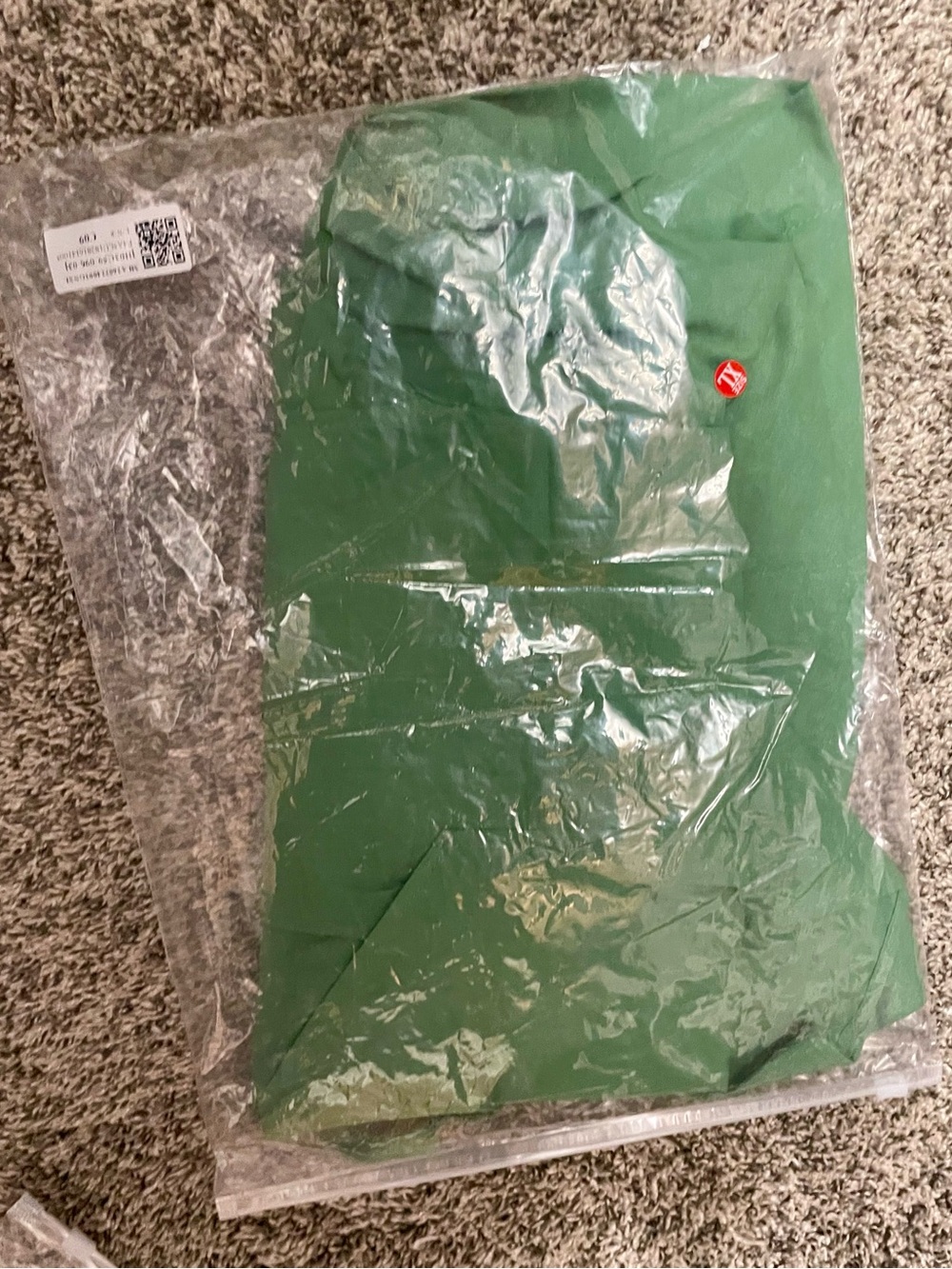 Casual Linen Green V-Neck Wrap BlouseXL - Picture 3 of 3